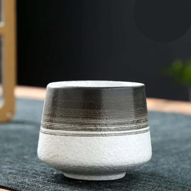 Xícara de café cerâmica grossa vintage, Copo único bebendo do agregado familiar, Cozinhar copos de chá ao redor do fogão