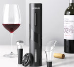 Abridor de Vinho Elétrico (Pilhas) com Acessórios Completo - Casa Terroir