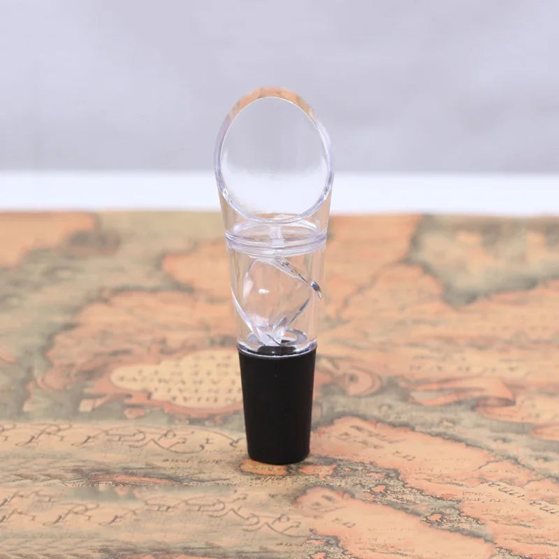 Mini Vinho Tinto Aerador Rápido, Rotação de 360 Graus, Wine Pourer, Tampa Decanter para Garrafas, Bar Acessórios
