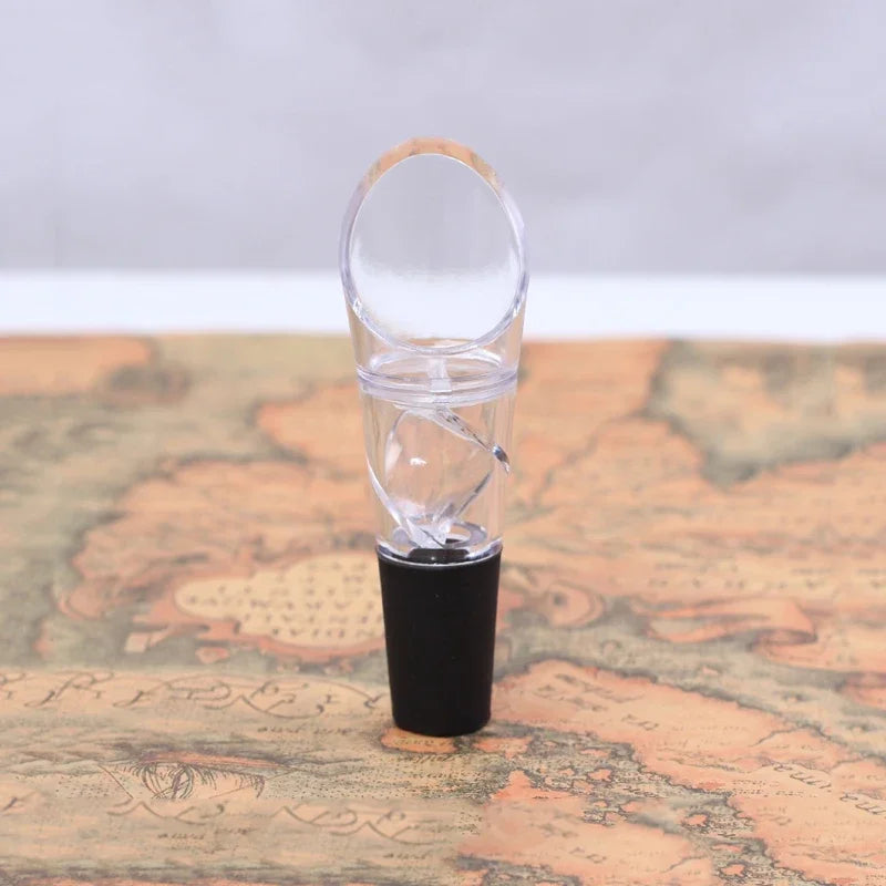 Mini Vinho Tinto Aerador Rápido, Rotação de 360 Graus, Wine Pourer, Tampa Decanter para Garrafas, Bar Acessórios