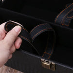 K5dc caixa garrafa vinho couro luxo saco 2 vinho tinto champanhe tote transportadora alça caso viagem organizador presente