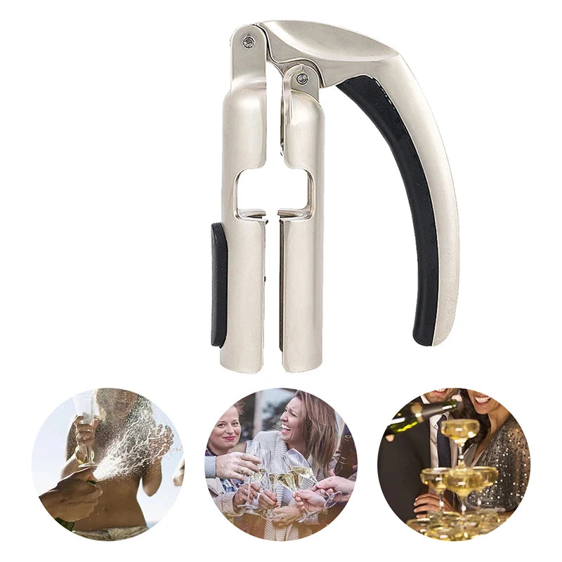 Profissional saca-rolhas champanhe, vinho novo abridor de garrafa, espumante vinho cortiça extrator, casa Bar champanhe saca-rolhas, cozinha Gadgets