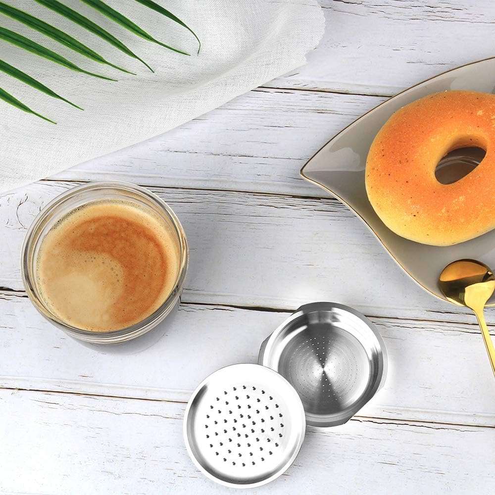 Cápsula Reutilizável de Aço Inoxidável para Café Senseo