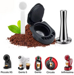 ICafilas-Adaptador Cápsula Reutilizável, Acessórios Máquina Café, Dolce Gusto, Genio S Piccolo