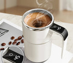 Copo de agitação automática, Recarregável, Café Portátil, Agitação Elétrica, Misturador de Aço Inoxidável, Girando Magnético, Auto Agitando Canecas