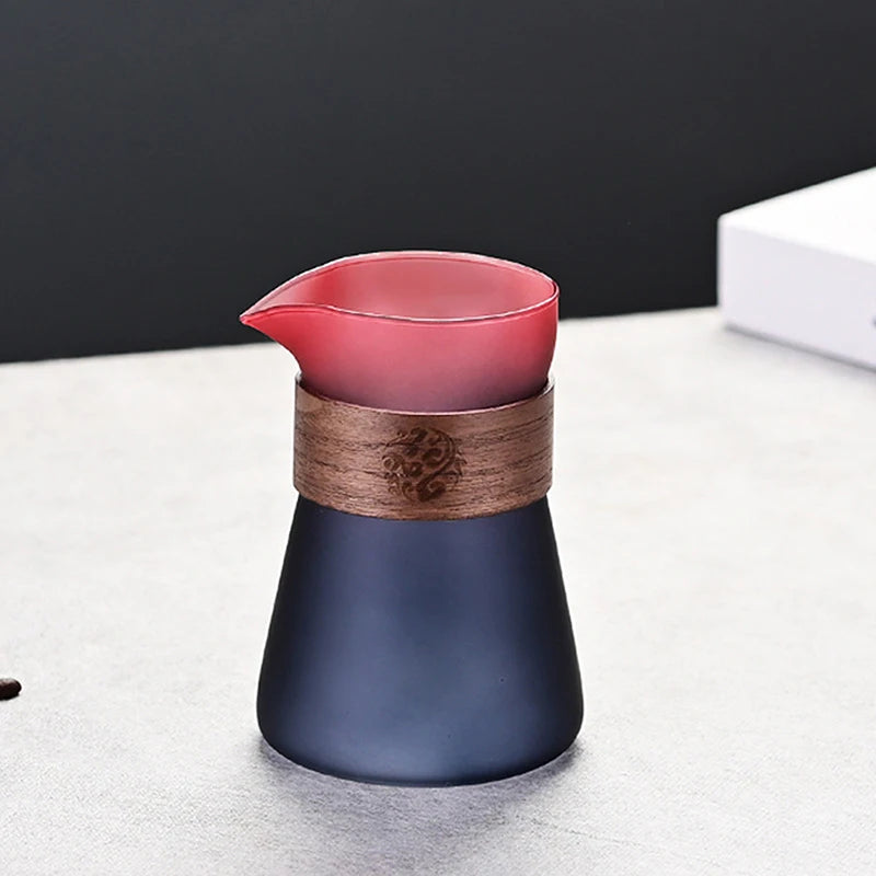 Conjunto de gotejador inteligente de café de imersão, filtros despeje sobre cafeteira, cônico, fabricado à mão, vidro reutilizável, filtro de gotejamento de café v02