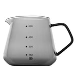 Servidor de café de vidro 600ml, reutilizável, chá gelado, bebida, gotejamento, pote de acampamento doméstico, acessórios para bebidas