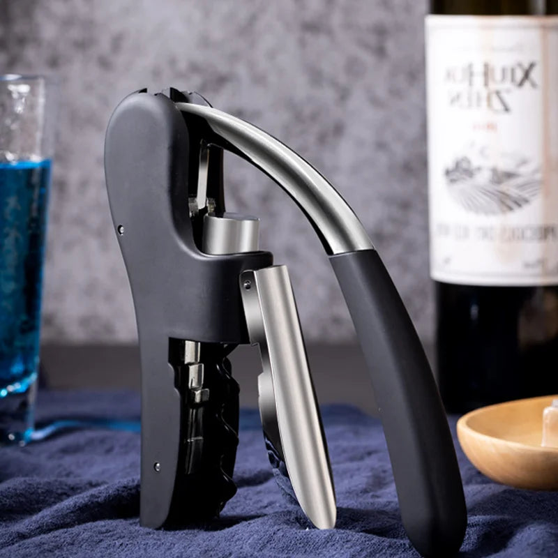 Abridor De Garrafa De Vinho De Aço Inoxidável, Manual Saca-rolhas, Alavanca De Vinho Forte, Abridor De Screwpull, Coelho-Estilo, Melhor