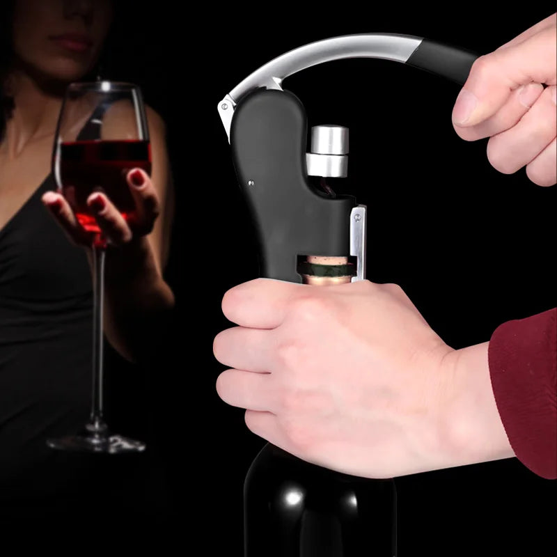 Abridor De Garrafa De Vinho De Aço Inoxidável, Manual Saca-rolhas, Alavanca De Vinho Forte, Abridor De Screwpull, Coelho-Estilo, Melhor