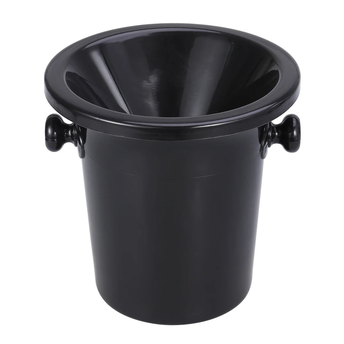 Degustação De Vinho Spittoon Balde De Despejo De Vinho, Plástico, Redondo, Orelhas Duplas, Balde De Gelo, Acessórios Pretos