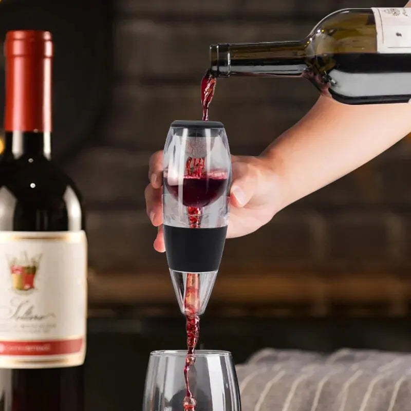 '-dispensador de vino con filtro de decantador rápido creativo, dispensador de vino tinto para el hogar, juego de vino tinto para Bar y fiesta