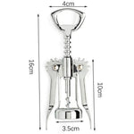 Abridor De Vinho De Aço Inoxidável, Abridor De Vinho Tinto, Asa Tipo Saca-rolhas De Metal, Abridores De Garrafa, Saca-rolhas, Removedor De Cortiça De Vinho