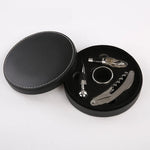 Abridor de garrafa de vinho tinto portátil, conjunto de parafusos de cortiça oring, pacote de presente de cavalo marinho, corte seguro, ferramentas de bar de cozinha, presente de casamento