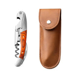 Abridor De Garrafa De Vinho com Cabo De Madeira, Saca-rolhas, Aço Inoxidável, Chave, Cerveja, Cortador De Folha, Garçons, Faca, Saca-rolhas, Restaurante