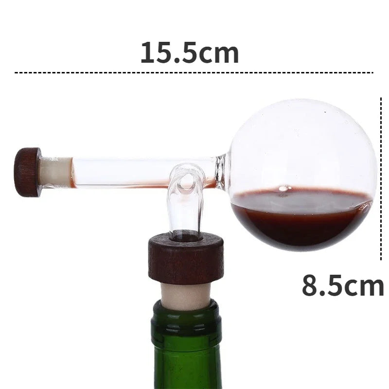 Portátil e rápido decantação e enchimento do dispositivo para garrafas de vinho tinto, novo vidro decantação dispositivo