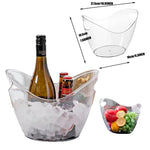 Cubo De Gelo Transparente Balde De Armazenamento, Balde De Vinho De Cerveja, Balde De Champanhe, Refrigerador De Cerveja, Recipiente De Champanhe