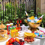 304 Aço Inoxidável Caixa de Gelo, Cervo Cabeça Orelha Champagne Tigela Balde de Parede Dupla Refrigerador de Qualidade Alimentar Balde de Gelo Bar Suprimentos 3L