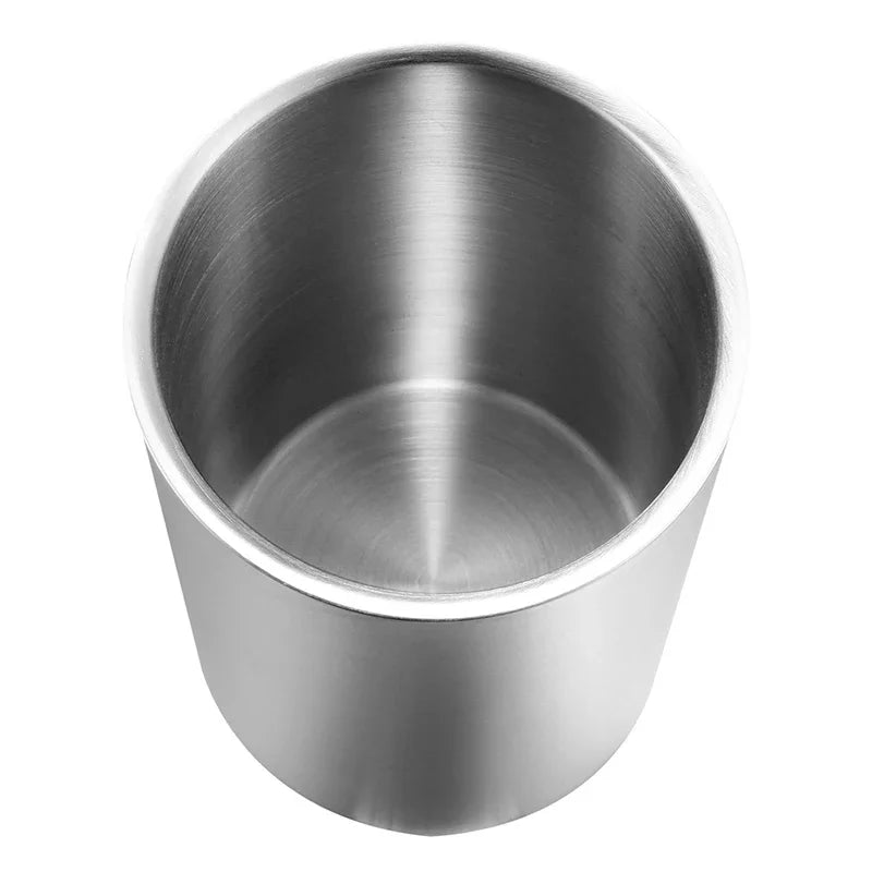 Balde de gelo de aço inoxidável da cerveja do refrigerador do champanhe do vinho branco isolado vácuo murado dobro do refrigerador da garrafa de vinho para garrafas 750ml