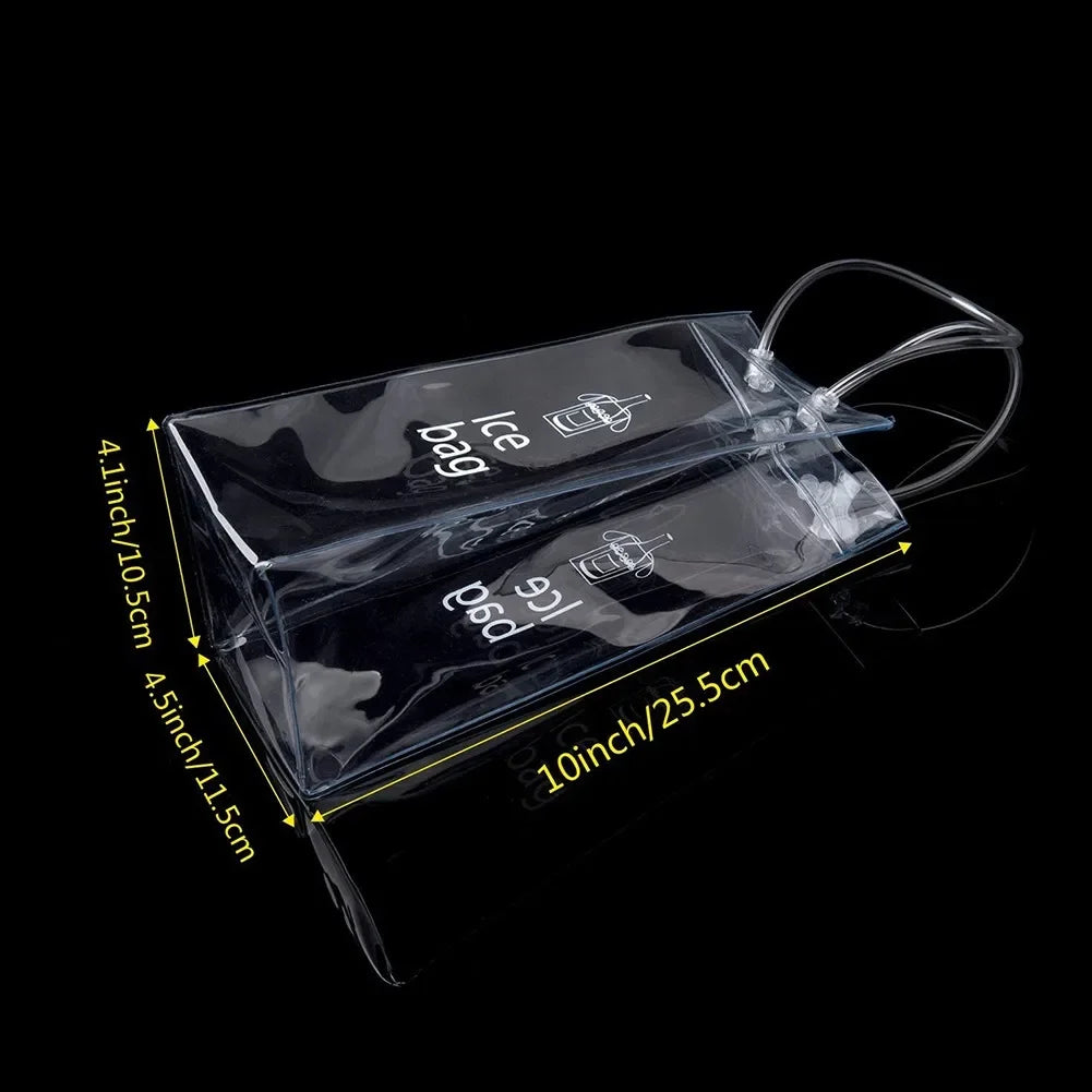 Saco de Gelo Portátil para Vinho - PVC Transparente e Sustentável - Casa Terroir