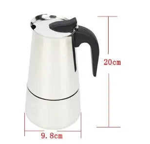 4/6/9 Xícaras Moka Pot Caffe Máquina De Espresso Copos De Café Latte Percoador Fogão Top Moka Cafeteira
