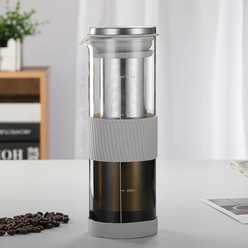 Cold Brew Iced Coffee Maker, infusor de chá, jarro hermético, sistema frio Brew, acessórios, 800L