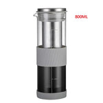 Cold Brew Iced Coffee Maker, infusor de chá, jarro hermético, sistema frio Brew, acessórios, 800L