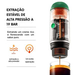 Máquina de café portátil para carro e casa, cafeteira Expresso, Nexpresso Dolce Pod, cápsula de café em pó, 40ml, 70ml, 19Bar Fit