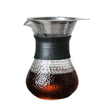 ChocoX-Cerveja de café de vidro transparente estilo clássico, cafeteira manual para 1-3 pessoas, 400ml