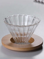 Despeje Sobre Conjunto De Cafeteira, Garrafa De Vidro Com Filtro, Gotejamento Cafeteira para Casa ou Escritório, 600ml, 300ml