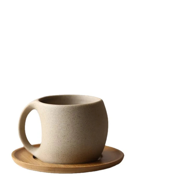 Cerâmicos Copos De Café E Pires, Simples Copo De Água, Café Da Manhã Leite, Bebida De Aveia Caneca, Requintado Xícara De Chá Da Tarde, Aniversário, 220ml