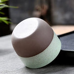 120ml criatividade retro xícaras de chá cerâmica áspera artesanal família mestre copo fosco forno caneca café casa chá chinês kung fu xícara de chá