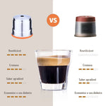 ICafilas-Cápsula De Café De Metal Reutilizável De Aço Inoxidável, Filtro Recarregável com Tampa Laranja, Uso com Illy Y3.2, Máquina X7.1