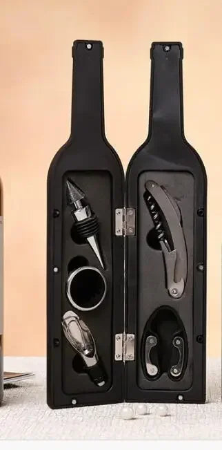 Abridor De Vinho Conjunto De Ferramentas Com Garçons Saca-rolhas, Garrafa Kit De Abertura, Deluxe Acessórios, Presente, 5 Pcs