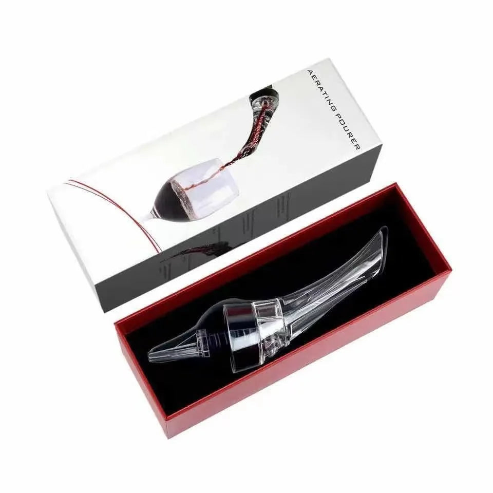 Vinho Aerador Pourer Set, 4 Peças Pressão Abridor De Garrafas, Vinho Despeje Bico, Rolhas Abridor De Garrafas, Rolha De Vinho