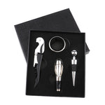 Vinho Aerador Pourer Set, 4 Peças Pressão Abridor De Garrafas, Vinho Despeje Bico, Rolhas Abridor De Garrafas, Rolha De Vinho