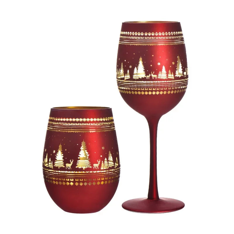 Vidro do vinho tinto, cálice colorido, cerveja home, 1 parte