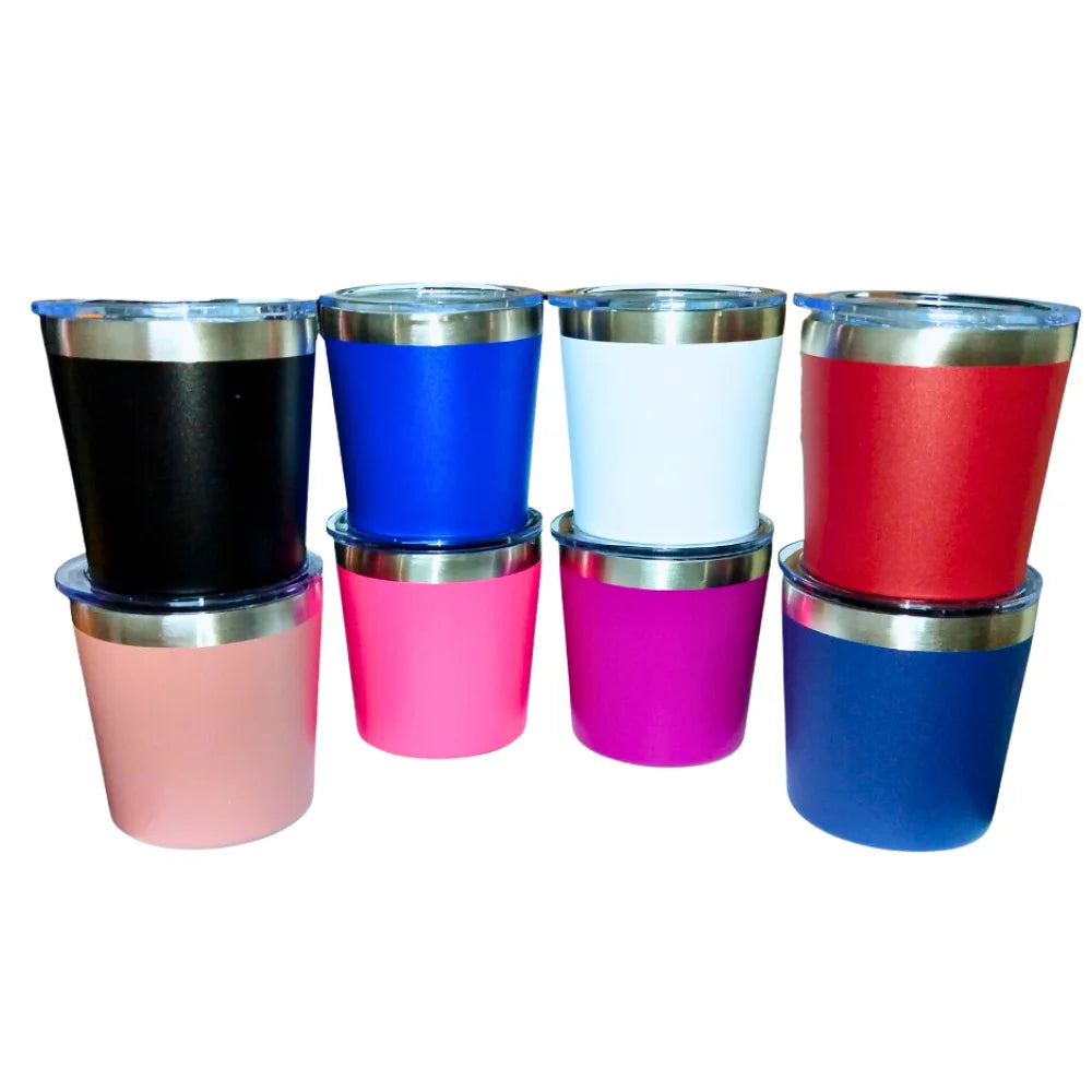 Copo Térmico Inox 200ml com Tampa Acrílica Vedada - Casa Terroir