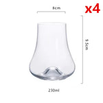 Côncavo fundo Copita nariz vidro, uísque, snifer, cheiro degustação copo, reunir aroma, brandy, licor copos de vinho, design famoso