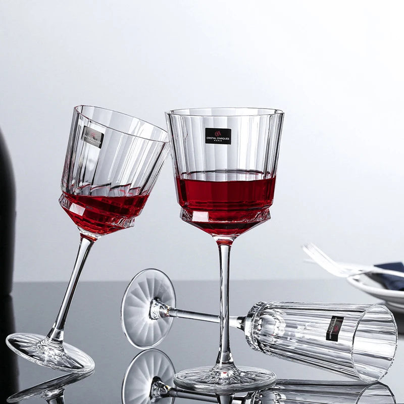 Cristal De Ondulação Transparente, Óculos De Champanhe Nórdicos, Cálice Doméstico, Copo De Vinho Tinto, Copo De Casamento, Presentes De Natal