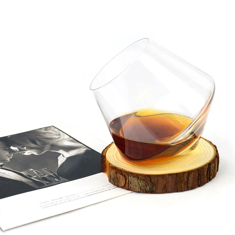 Copos de Vinho Stemless, Copos para Vinho Tinto ou Branco, Spinning Aerating Glasses para Whisky Champagne Cocktail e Cocktail
