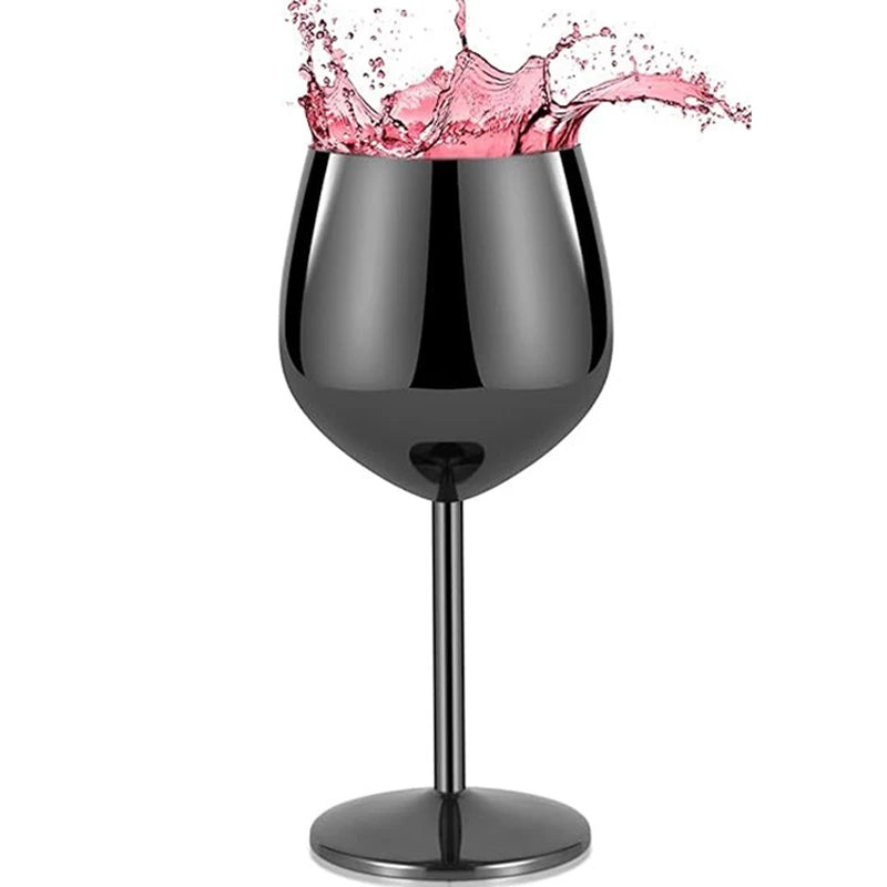 Copo De Cocktail De Aço Inoxidável Criativo, Metal Copos De Champanhe, Bar e Restaurante, Copo De Vinho Tinto, Térmicas