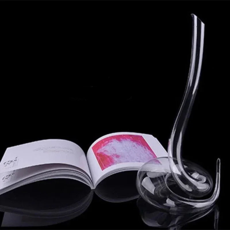 Decantador de vidro transparente em forma de cobra, pote de vinho criativo, flagon, hotel, bar, casa, cozinha, suprimentos de decoração, 1,1 L, 2L