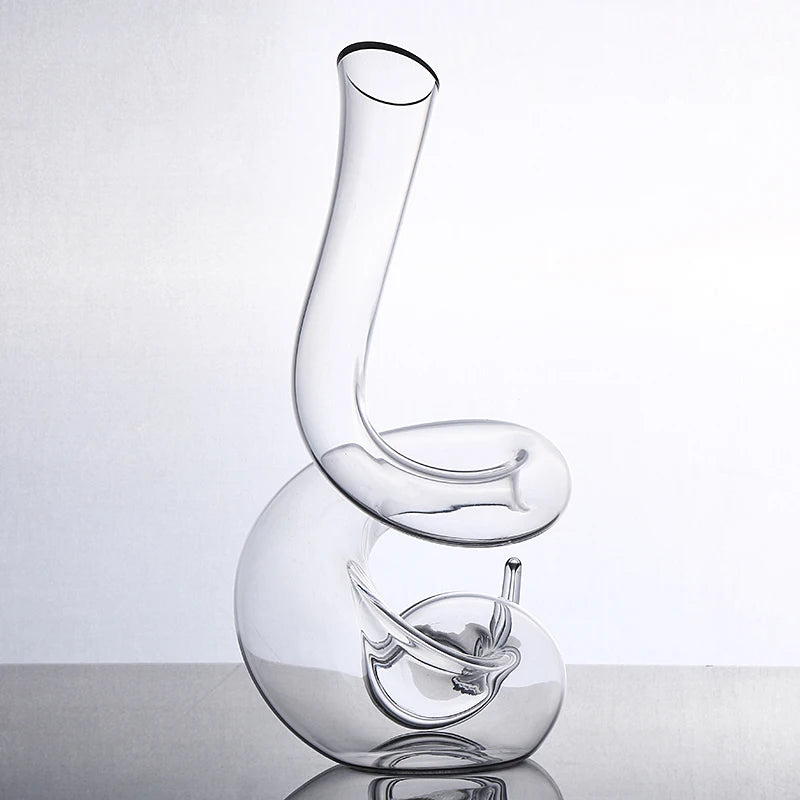 1400ml enrolamento cobra decanter vinho titular sem chumbo cristal modelo serpente de vidro aerador vinho festa barware arte decoração restaurante