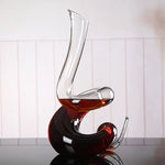 1400ml enrolamento cobra decanter vinho titular sem chumbo cristal modelo serpente de vidro aerador vinho festa barware arte decoração restaurante