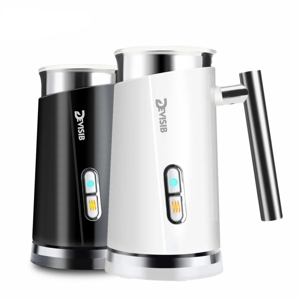DEVISIB automático leite frother elétrico quente e frio para fazer latte cappuccino café frothing foamer utensílios de cozinha 220v