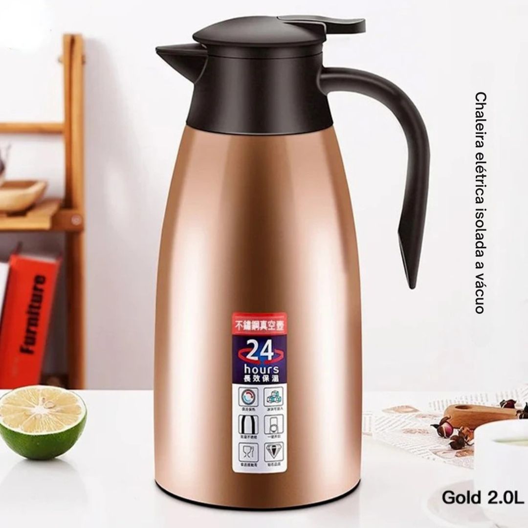 Garrafa Térmica de Aço Inoxidável 2L - Casa Terroir