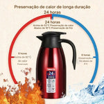 Garrafa Térmica de Aço Inoxidável 2L - Casa Terroir