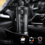 MIUI-Cafeteira Portátil, Pequena Máquina De Espresso, DC 12V, Cafeteira De Viagem para Carro, Ao Ar Livre, Camping, Mochileiro, Leve