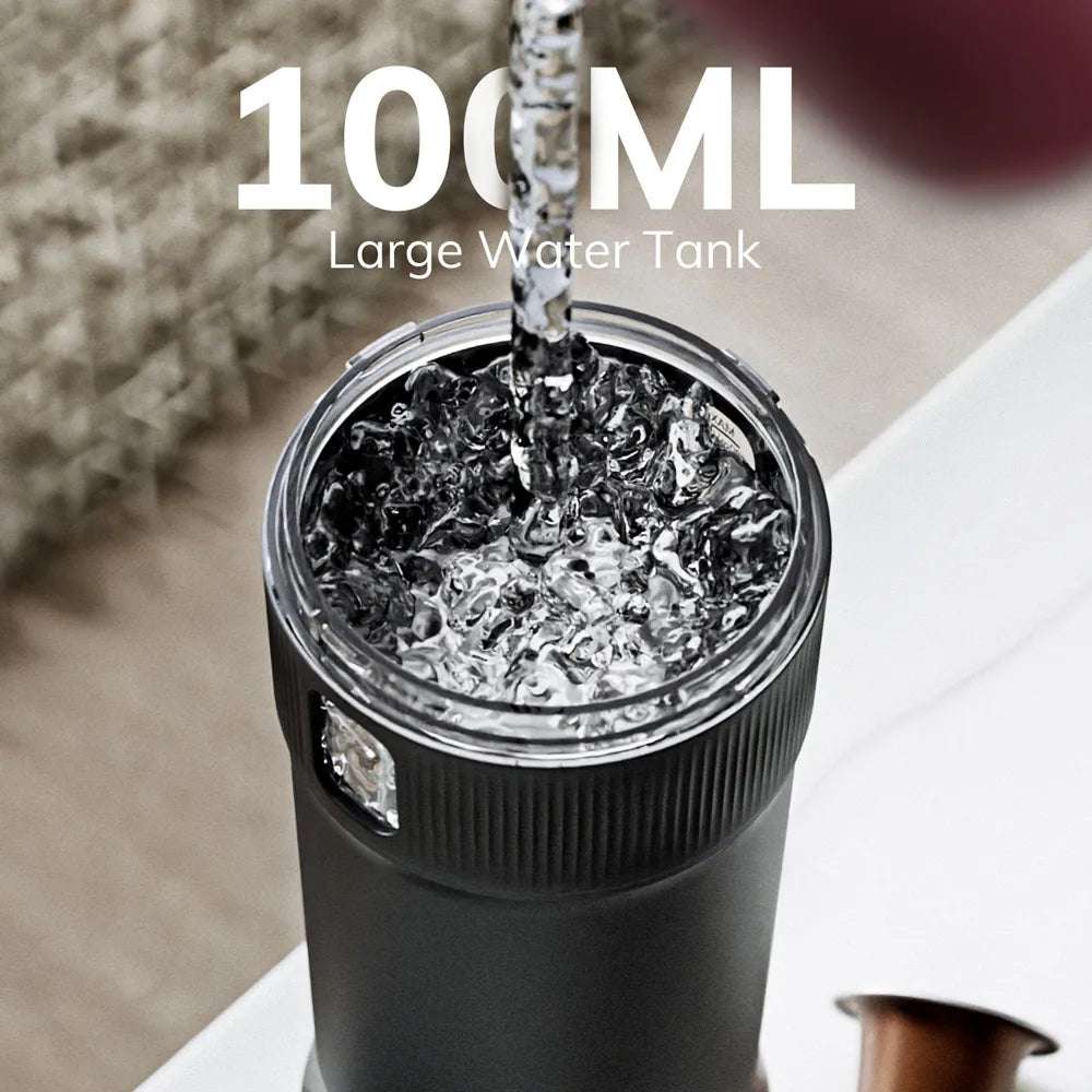 MIUI-Cafeteira Portátil, Pequena Máquina De Espresso, DC 12V, Cafeteira De Viagem para Carro, Ao Ar Livre, Camping, Mochileiro, Leve