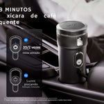 MIUI-Cafeteira Portátil, Pequena Máquina De Espresso, DC 12V, Cafeteira De Viagem para Carro, Ao Ar Livre, Camping, Mochileiro, Leve